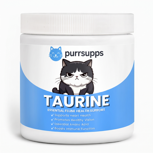 Stop The Silent Deficiency Before You See the Signs with PurrSupps™ Taurine Supplement