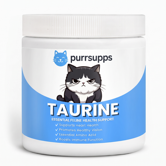 Stop The Silent Deficiency Before You See the Signs with PurrSupps™ Taurine Supplement